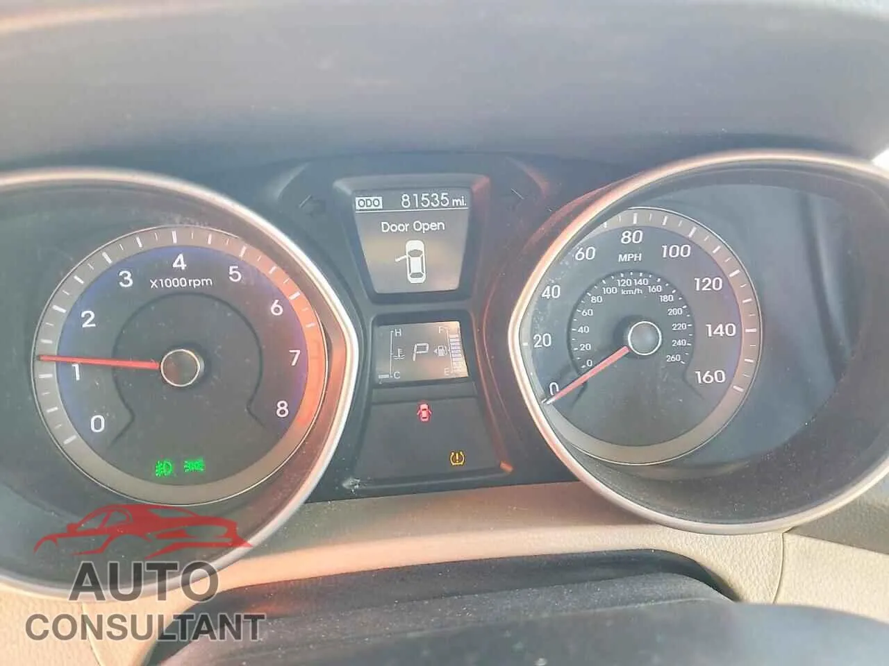 2013 HYUNDAI ELANTRA Damaged VIN KMHD35LE5DU084324 – trunk area