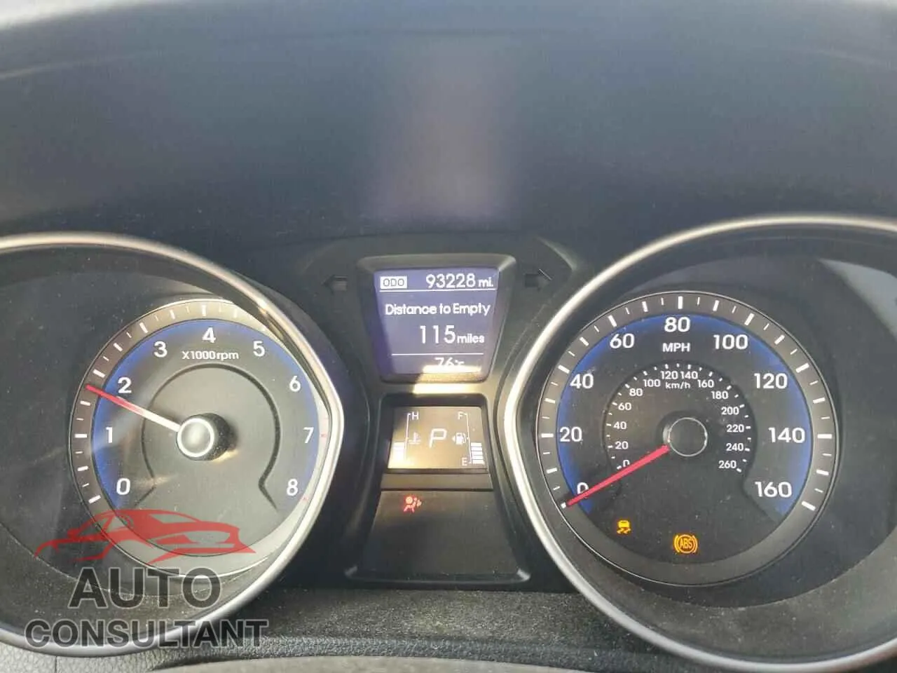2013 HYUNDAI ELANTRA Damaged VIN KMHD35LE7DU105318 – trunk area