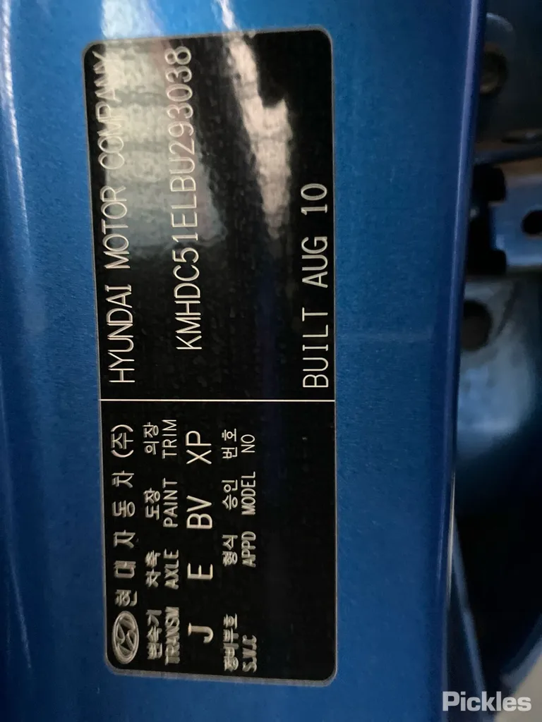 2010 Hyundai i30 Used VIN KMHDC51ELBU293038 – trunk area