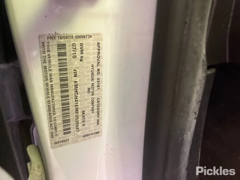 2015 Hyundai Elantra Used VIN KMHDH41EMFU535087 – dashboard