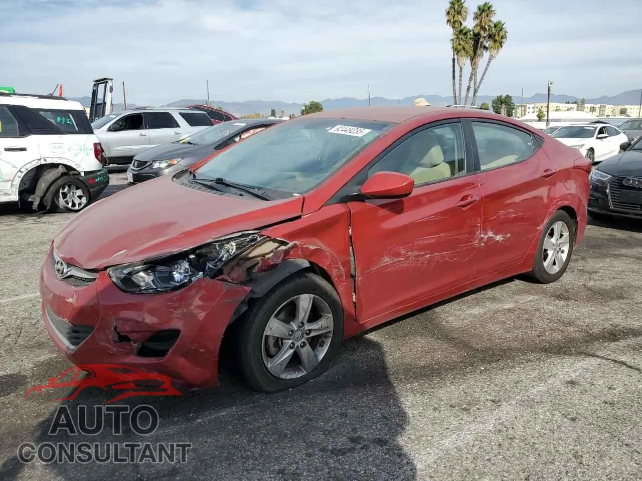2013 HYUNDAI ELANTRA VIN KMHDH4AE1DU723071