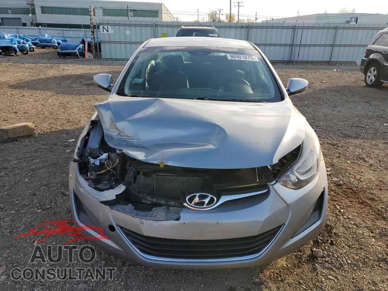 2015 HYUNDAI ELANTRA Damaged VIN KMHDH4AE6FU225676 – interior seats