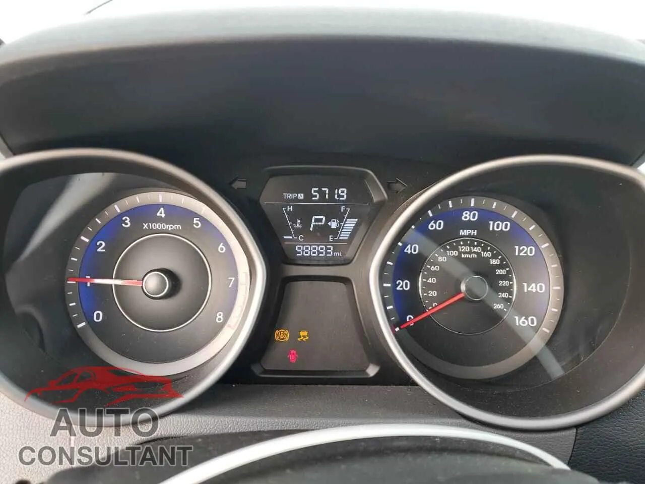 2015 HYUNDAI ELANTRA Damaged VIN KMHDH4AE6FU225676 – trunk area