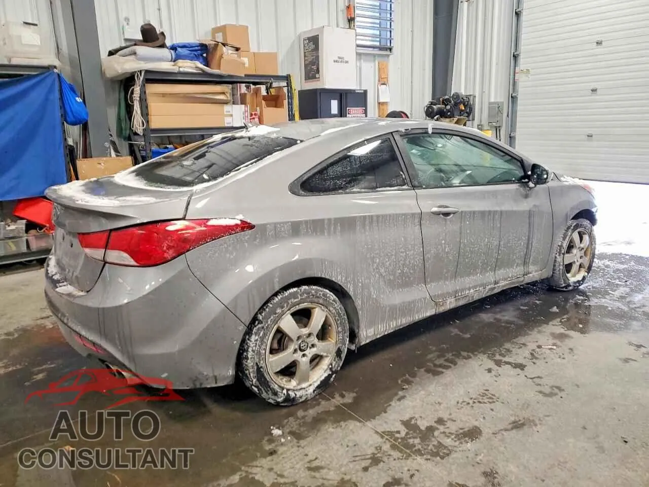 2013 HYUNDAI ELANTRA Damaged VIN KMHDH6AE6DU021422 – side profile