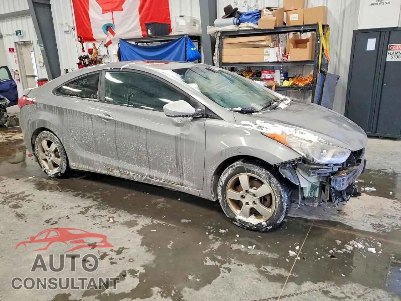 2013 HYUNDAI ELANTRA Damaged VIN KMHDH6AE6DU021422 – dashboard