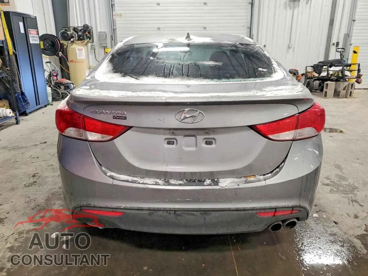 2013 HYUNDAI ELANTRA Damaged VIN KMHDH6AE6DU021422 – engine bay