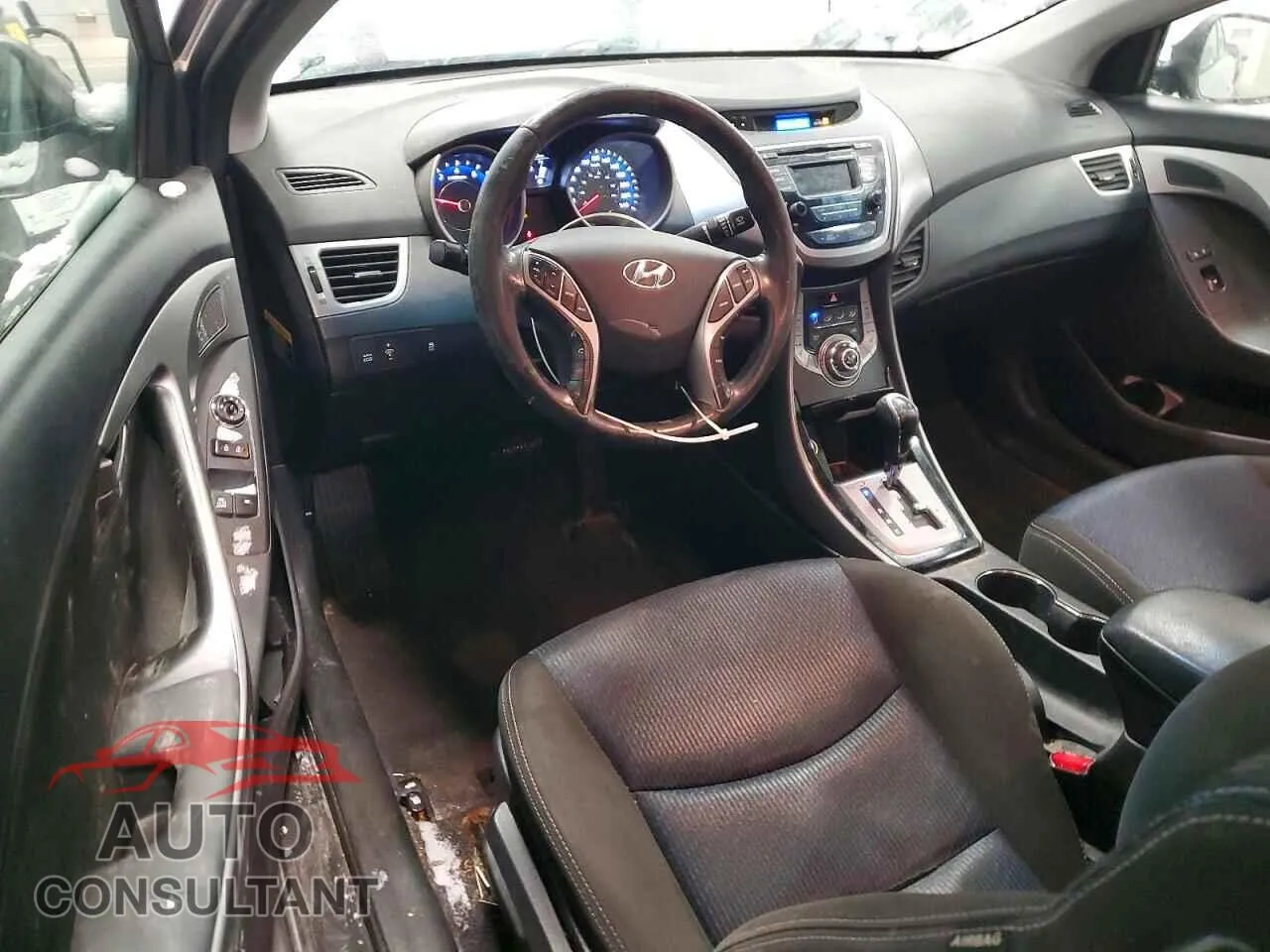 2013 HYUNDAI ELANTRA Damaged VIN KMHDH6AE6DU021422 – undercarriage