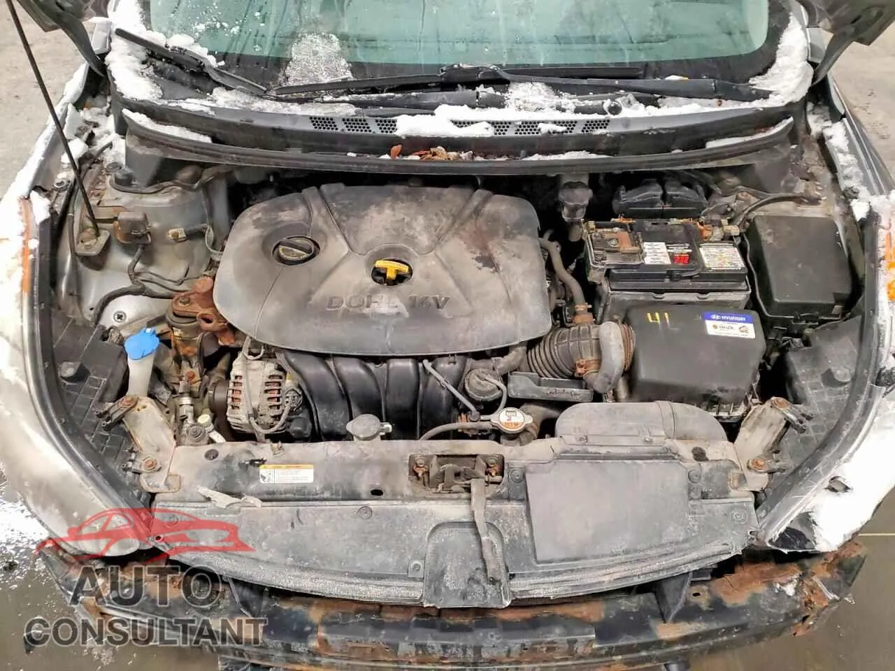 2013 HYUNDAI ELANTRA Damaged VIN KMHDH6AE6DU021422 – photo 11