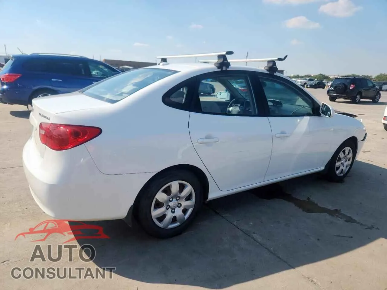 2008 HYUNDAI ELANTRA Damaged VIN KMHDU46DX8U298886 – side profile