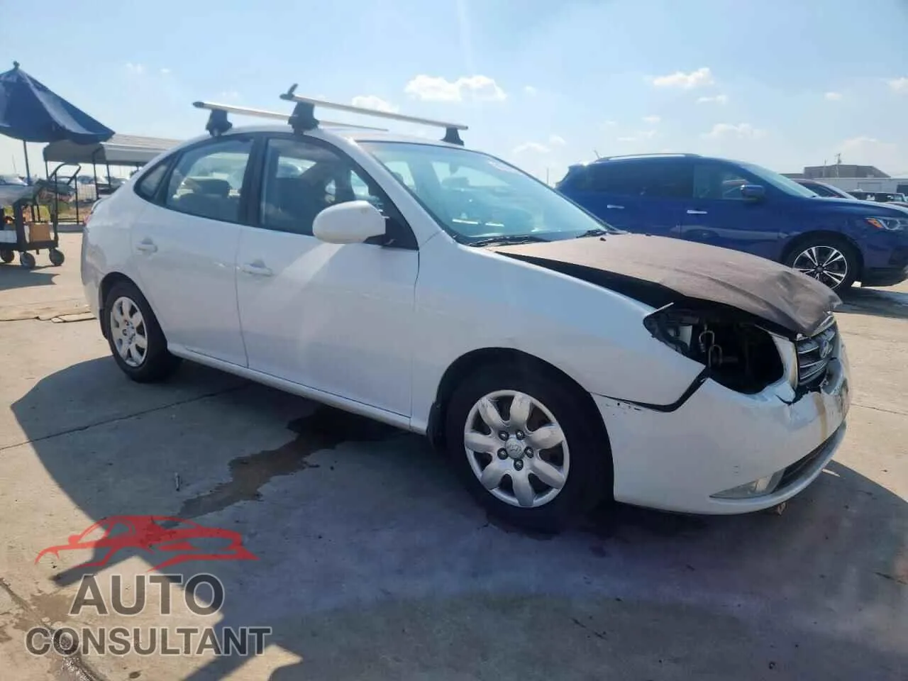 2008 HYUNDAI ELANTRA Damaged VIN KMHDU46DX8U298886 – dashboard