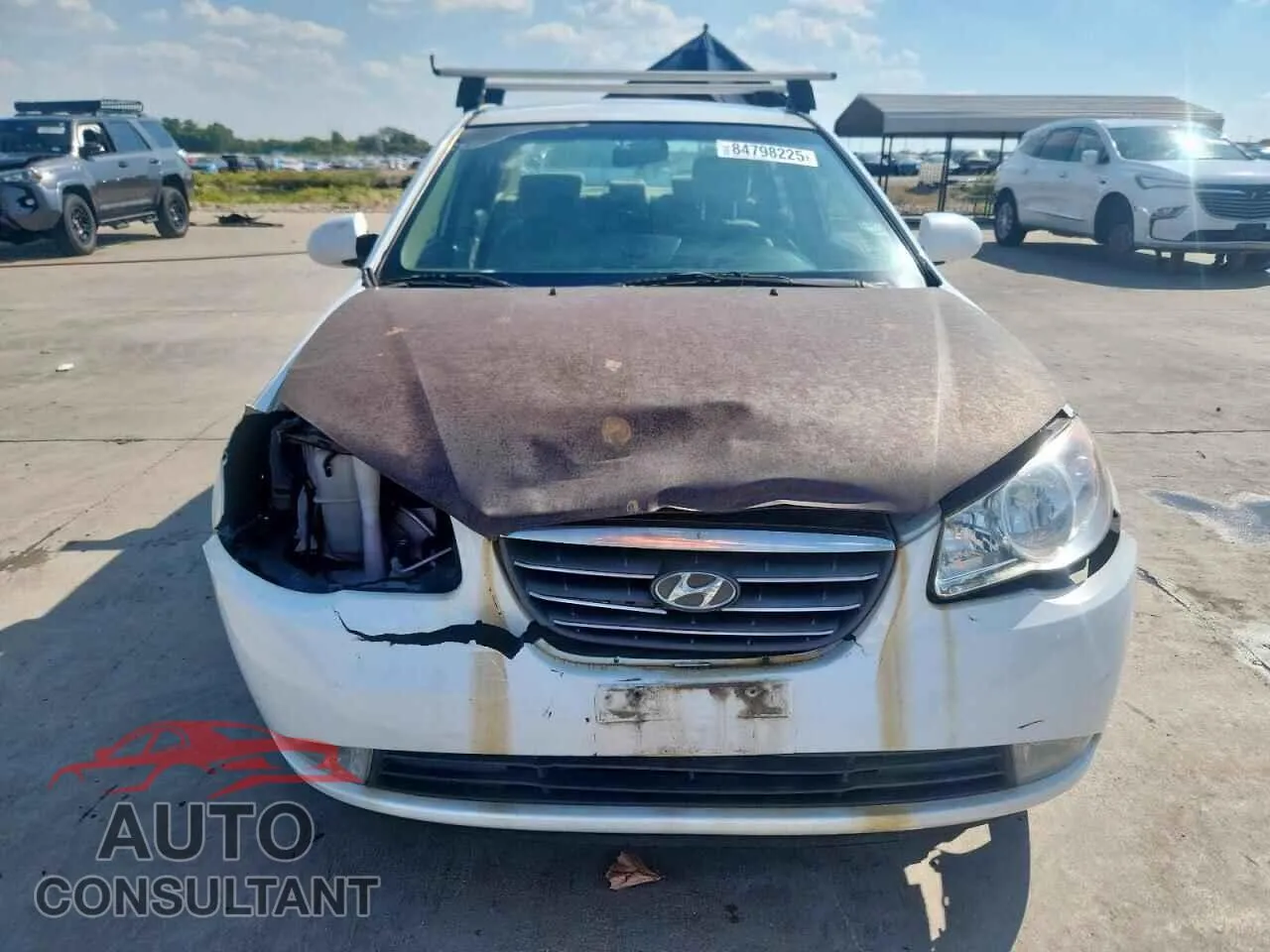 2008 HYUNDAI ELANTRA Damaged VIN KMHDU46DX8U298886 – interior seats