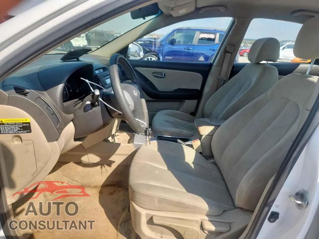 2008 HYUNDAI ELANTRA Damaged VIN KMHDU46DX8U298886 – exterior detail