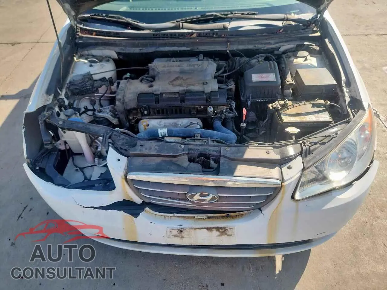 2008 HYUNDAI ELANTRA Damaged VIN KMHDU46DX8U298886 – photo 11
