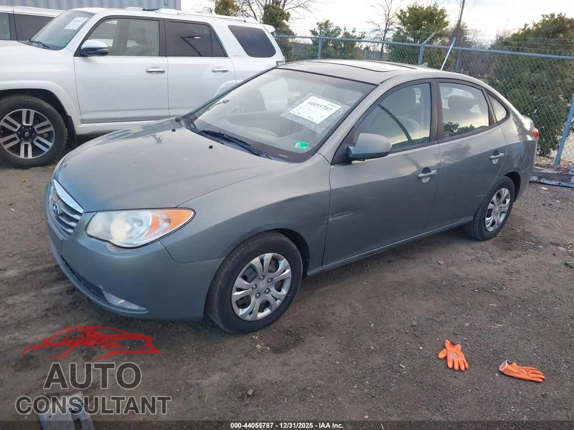 2010 HYUNDAI ELANTRA Damaged VIN KMHDU4ADXAU071565 – rear exterior