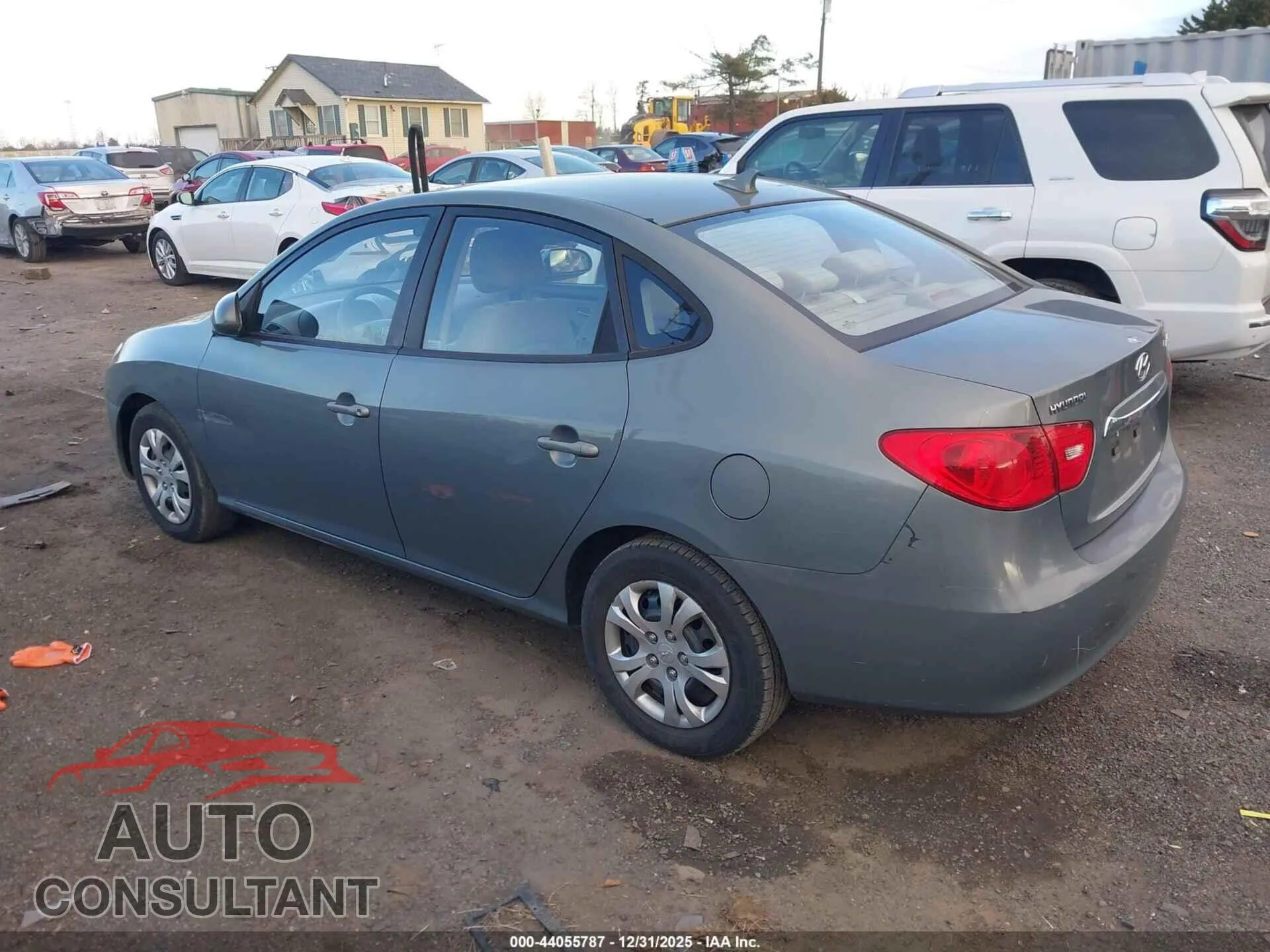 2010 HYUNDAI ELANTRA Damaged VIN KMHDU4ADXAU071565 – side profile