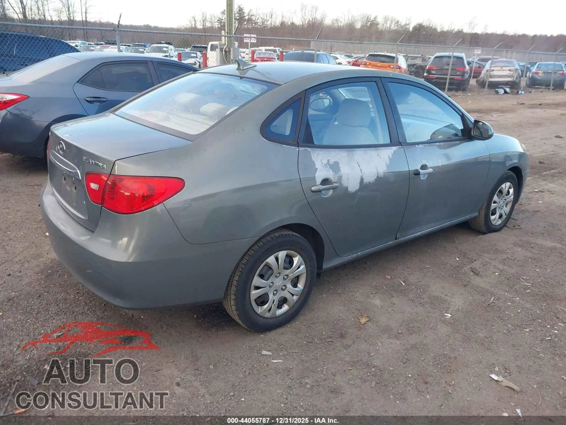 2010 HYUNDAI ELANTRA Damaged VIN KMHDU4ADXAU071565 – dashboard