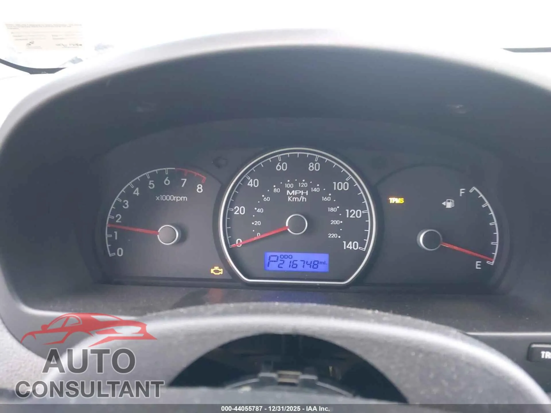 2010 HYUNDAI ELANTRA Damaged VIN KMHDU4ADXAU071565 – exterior detail
