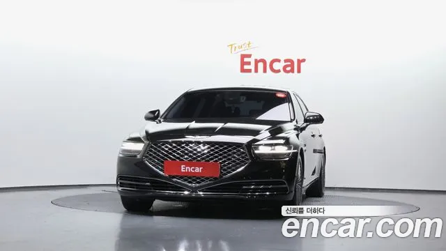 2019 Genesis G90 3.8 AWD Sold VIN KMHG141DDKU068472 – engine bay