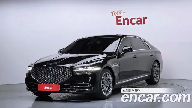2019 Genesis G90 3.8 AWD Sold VIN KMHG241DDKU072490 – rear exterior 2019 Genesis G90 3.8 AWD Sold VIN KMHG241DDKU072490 – rear exterior