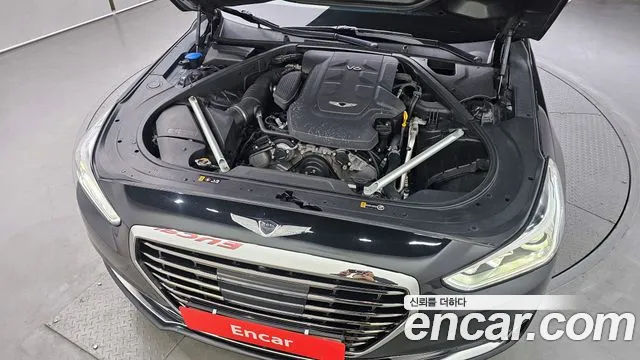 2018 Genesis EQ900 3.8 GDI AWD Sold VIN KMHG341DDJU036514 – engine bay
