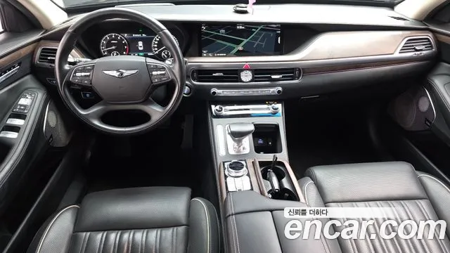 2019 Genesis G90 5.0 AWD Sold VIN KMHG541HDKU075027 – engine bay