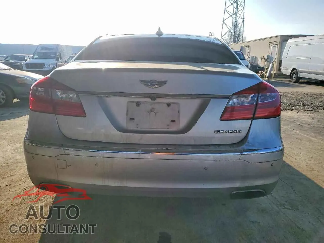 2013 HYUNDAI GENESIS Damaged VIN KMHGC4DD5DU224580 – engine bay