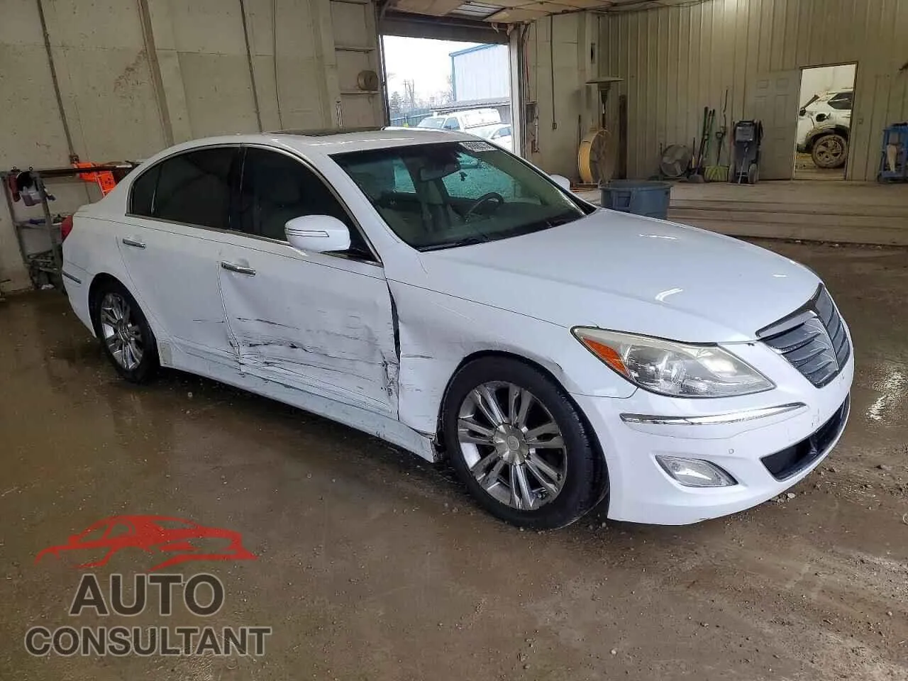 2014 HYUNDAI GENESIS Damaged VIN KMHGC4DD5EU266054 – dashboard
