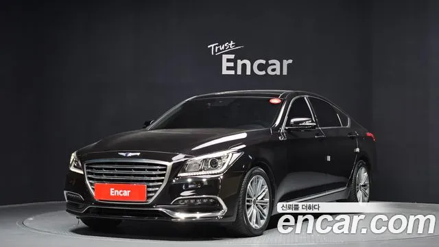 2018 Genesis G80 3.3 GDI Sold VIN KMHGL41DBJU257990 – trunk area