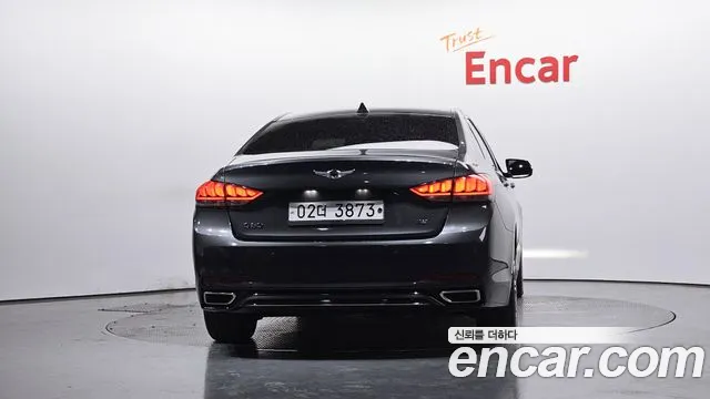 2018 Genesis G80 3.3 GDI Sold VIN KMHGL41DBJU265706 – odometer reading