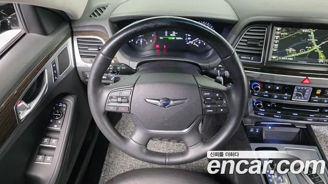 2017 Genesis G80 3.3 GDI AWD Sold VIN KMHGL41DDHU232315 – engine bay