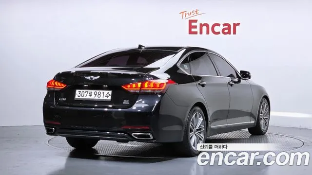 2018 Genesis G80 3.3 GDI AWD Sold VIN KMHGL41DDJU297584 – trunk area 2018 Genesis G80 3.3 GDI AWD Sold VIN KMHGL41DDJU297584 – trunk area
