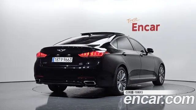 2019 Genesis G80 3.3 GDI AWD Sold VIN KMHGL41DDKU313406 – trunk area