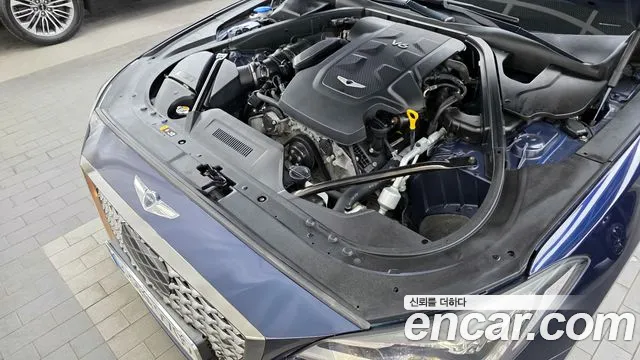 2018 Genesis G80 3.3 GDI Sold VIN KMHGM41DBJU261869 – engine bay 2018 Genesis G80 3.3 GDI Sold VIN KMHGM41DBJU261869 – engine bay
