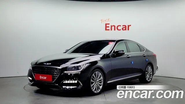 2017 Genesis G80 3.3 GDI AWD Sold VIN KMHGM41DDHU223427 – rear exterior
