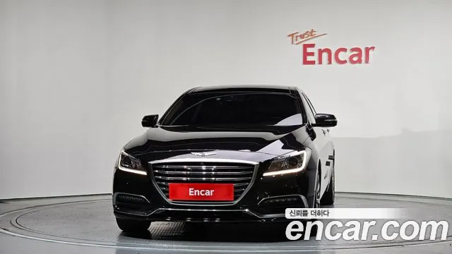 2018 Genesis G80 3.3 GDI AWD Sold VIN KMHGM41DDJU241885 – engine bay