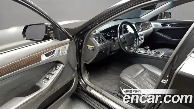 2018 Genesis G80 3.3 GDI AWD Sold VIN KMHGM41DDJU270357 – side profile