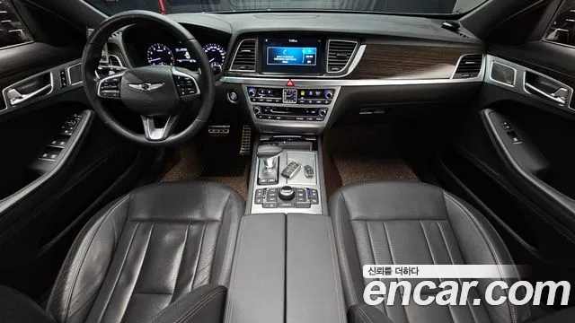 2018 Genesis G80 3.3 GDI AWD Sold VIN KMHGM41DDJU288224 – trunk area