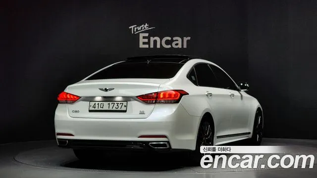 2019 Genesis G80 3.3 GDI AWD Sold VIN KMHGM41DDKU332099 – rear exterior