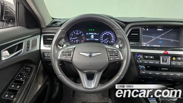 2019 Genesis G80 3.3 GDI AWD Sold VIN KMHGM41DDKU332099 – dashboard