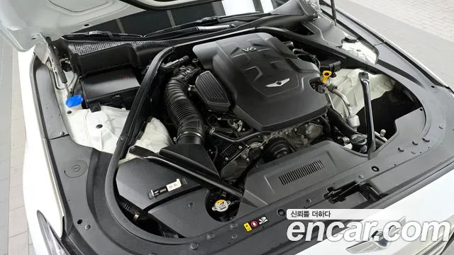 2019 Genesis G80 3.3 GDI AWD Sold VIN KMHGM41DDKU332099 – engine bay