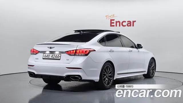 2018 Genesis G80 3.3 GDI Sold VIN KMHGN41DBJU284224 – odometer reading