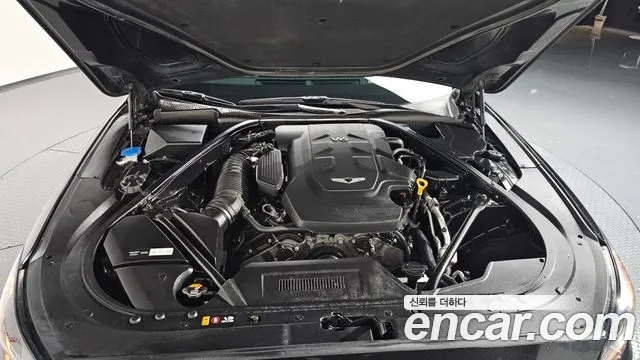 2018 Genesis G80 3.3 GDI Sold VIN KMHGN41DBJU295709 – engine bay