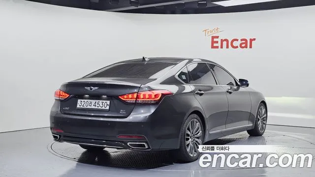 2018 Genesis G80 3.3 GDI AWD Sold VIN KMHGN41DDJU279996 – engine bay