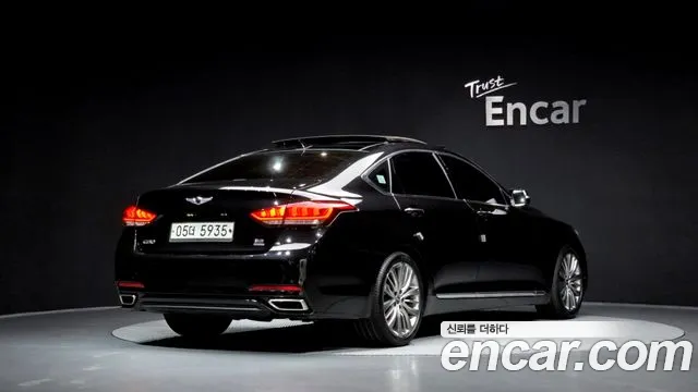 2018 Genesis G80 3.3 GDI AWD Sold VIN KMHGN41DDJU290187 – odometer reading