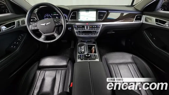 2018 Genesis G80 3.8 GDI AWD Sold VIN KMHGN41EDJU236951 – engine bay