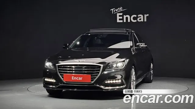 2019 Genesis G80 3.8 GDI AWD Sold VIN KMHGN41EDKU323390 – side profile 2019 Genesis G80 3.8 GDI AWD Sold VIN KMHGN41EDKU323390 – side profile