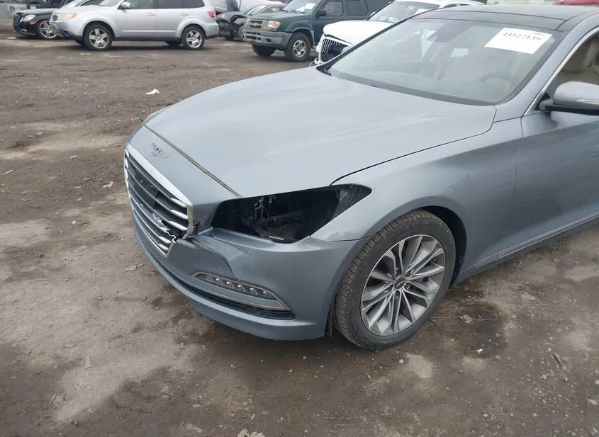 2017 GENESIS G80 Used VIN KMHGN4JE9HU188079 – trunk area 2017 GENESIS G80 Used VIN KMHGN4JE9HU188079 – trunk area