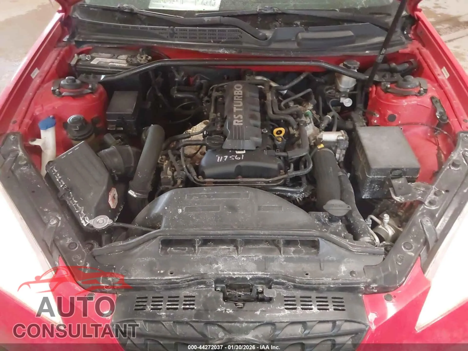 2010 HYUNDAI GENESIS Used VIN KMHHT6KD0AU042509 – odometer reading