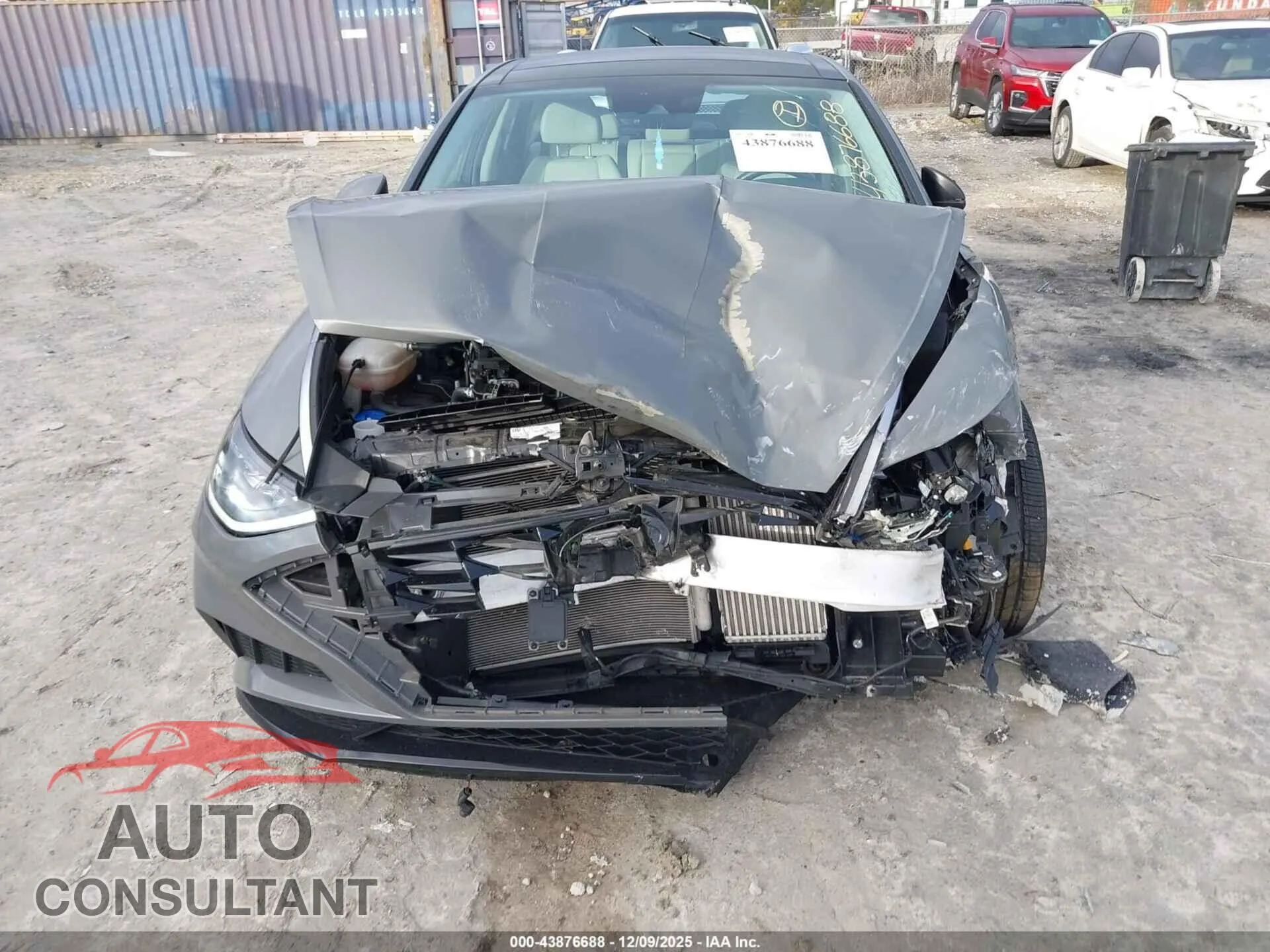 2022 HYUNDAI SONATA Damaged VIN KMHL34J26NA244678 – engine bay