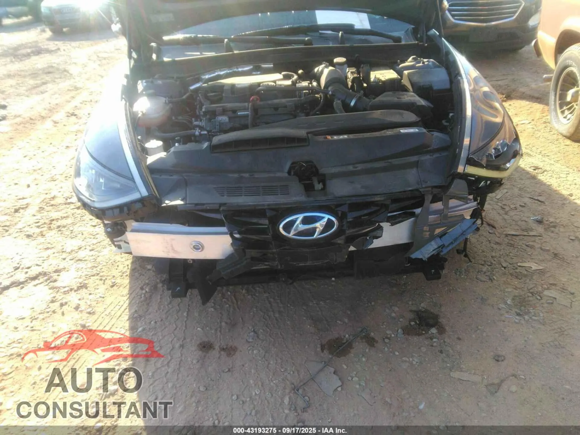 2023 HYUNDAI SONATA Damaged VIN KMHL44J25PA248205 – engine bay